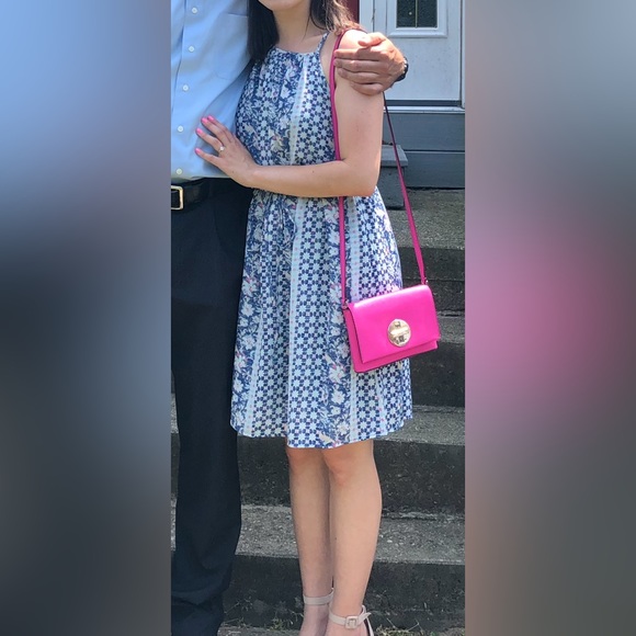 GAP Blue Floral Halter Swing Dress XS - Picture 10 of 10